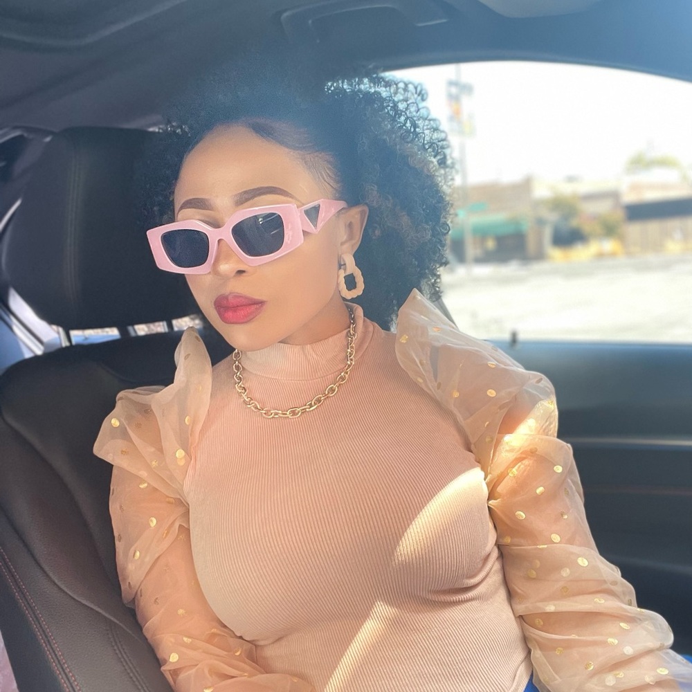 MARBLE CUT FASHION SUNGLASSES